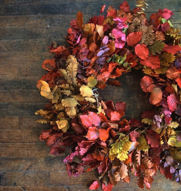 autumn door wreath
